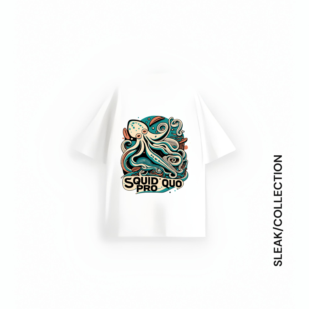 Squid Quo Pro Unisex Oversized T-shirt