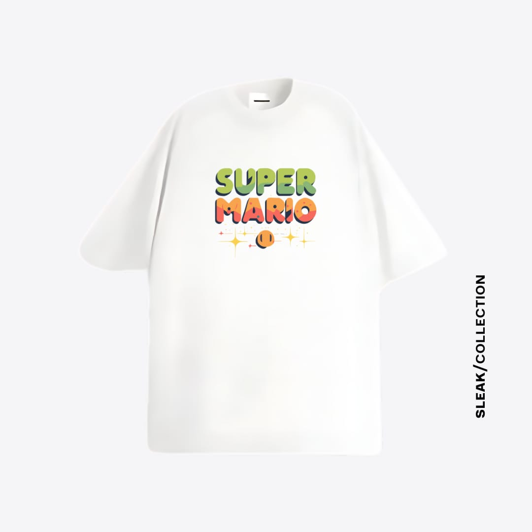 Super Mario unisex overside t-shirt