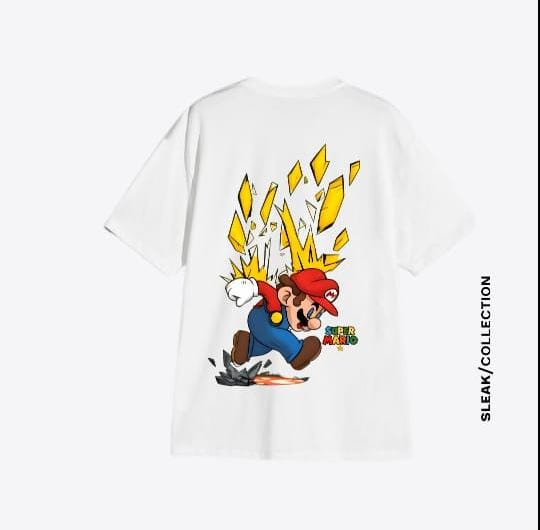 Super Mario unisex overside t-shirt