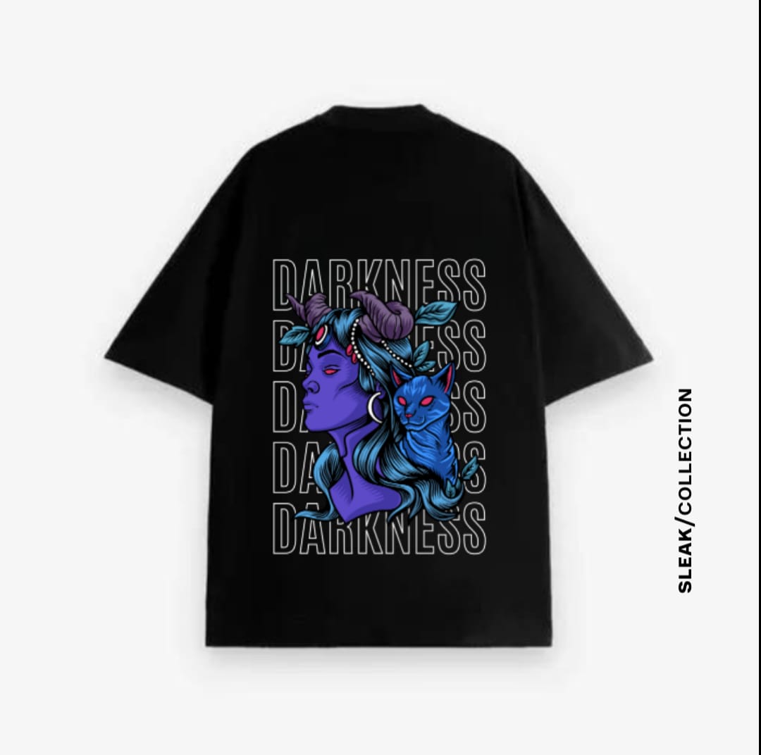 Darkness unisex oversized t-shirt